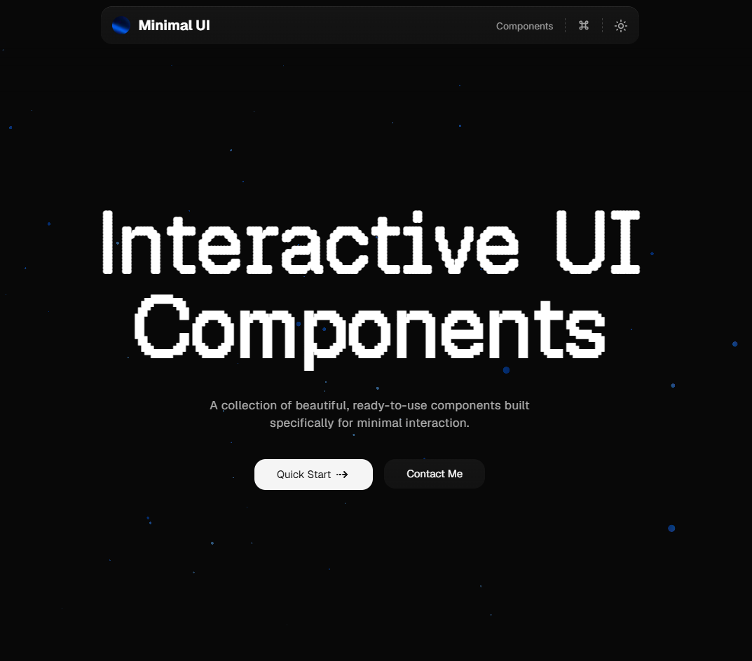 minimal ui